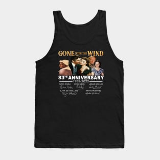 80th Anniversary Gone With The Wind 1939-2019 Signatures Tank Top